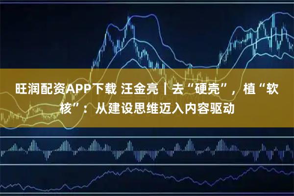 旺润配资APP下载 汪金亮｜去“硬壳”，植“软核”：从建设思维迈入内容驱动
